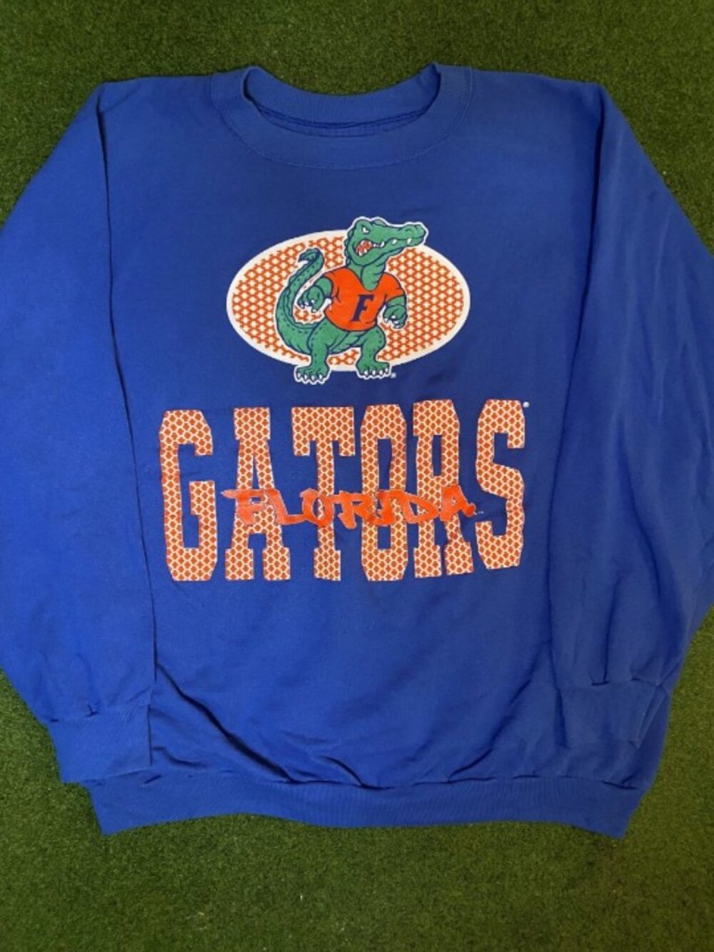 Vintage Florida Gators Sweatshirt Blue NCAA College Crewneck 90s UF Gators Graph